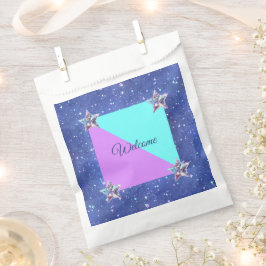 Sacolinha Garota festa de aniversário gêmea