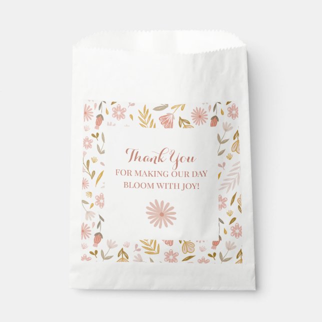 Sacolinha Garota Pastel-Rosa-Rosa-de-Aniversário (Frente)