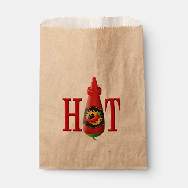 Sacolinha Garrafa de molho quente (Frente)