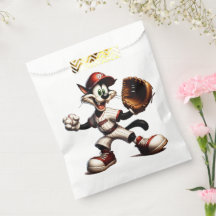 Gatinho De Beisebol Enrola Para Cima