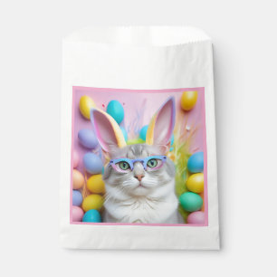 Sacolinha Gato de Páscoa Whimsso com Ouvidos Coelhinhos