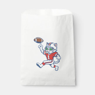 Sacolinha Gato engraçado jogador de futebol americano