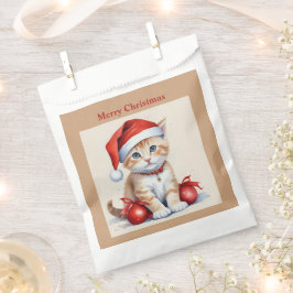 Sacolinha Gatos Festivos nas Festas de Natal - Víblias de Fé