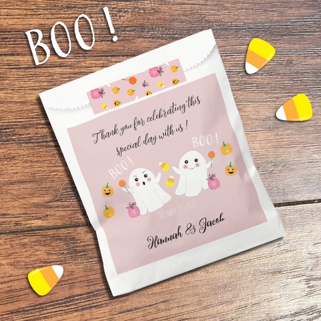 Sacolinha Ghost Twin Chá de fraldas Bonito do Halloween Bols (Criador carregado)