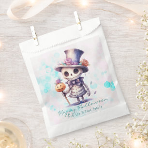 Sacolinha Ghoul no Top Hat e Arco Tie Feliz Dia das Bruxas