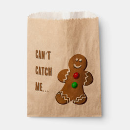 Sacolinha Gingerbird Man Favor Bag