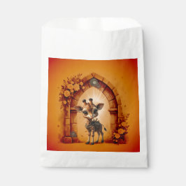 Sacolinha Girafa bebê em desenho animado