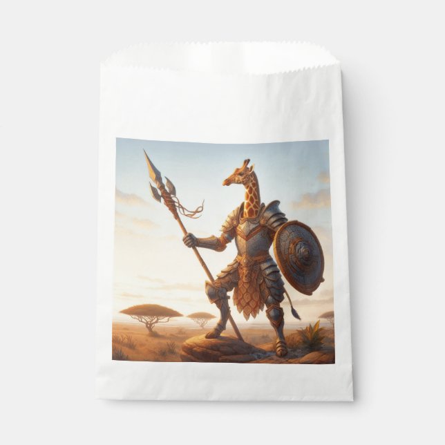 Sacolinha Giraffe guerreiro (Frente)