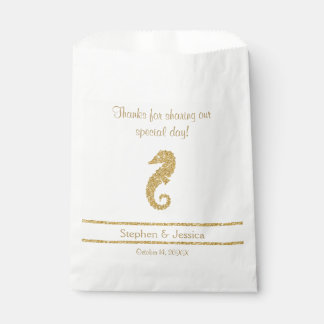 Sacolinha Glittering Dourado "Obrigados...Compartilhando Nos