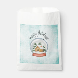 Sacolinha Globo de Neve de Feriado de Madeira