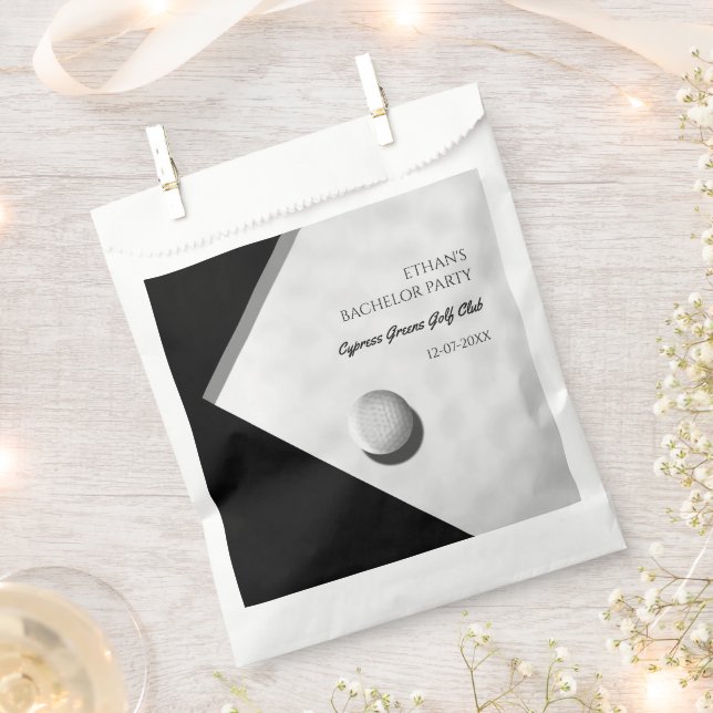 Sacolinha Golf Bachelor Party - Na moda Clássico de Golfe (Cortado)