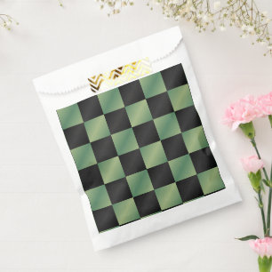 Sacolinha Gradiente Preto Verde Azul Moderno Verificado