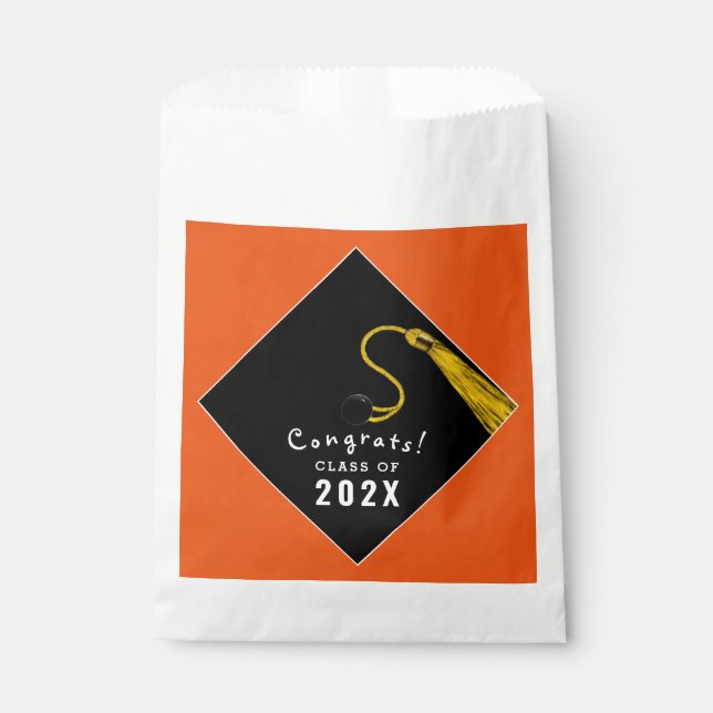 Sacolinha Graduação Partido Laranja Favor Bag (Frente)