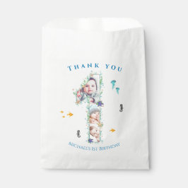 Sacolinha Grande primeiro aniversario Sob A Colagem De Fotos