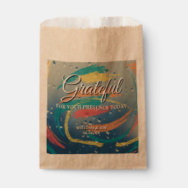 Sacolinha Grateful abstrato Raindrop Brushaft