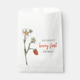 Sacolinha Grátis Festa de aniversário de Berry de Morango