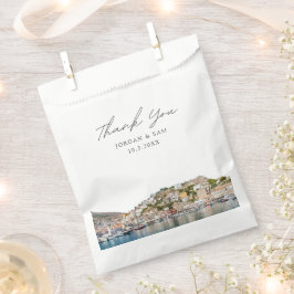 Sacolinha Grécia Personalizada de Foto de Casamento Hydra