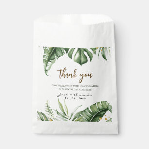 Sacolinha "Green Leaf Greenery Wedding" Orçamento Favorece b