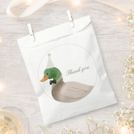 Sacolinha Green Mallard Duck Favor Bag