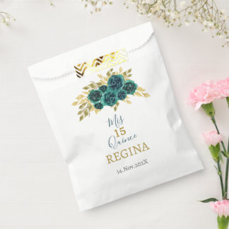 Sacolinha Greenery Floral Quinceañera