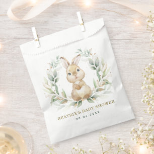 Sacolinha Greenery Garden Bunny Rabbit Party - Chá de frald
