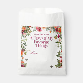 Sacolinha Greve rosa e festa floral de Galentine