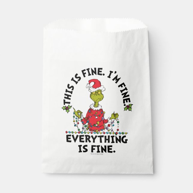 Sacolinha Grinch | Everything is Fine (Frente)
