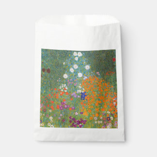 Sacolinha Gustav Klimt Flower Garden Cottage Nature