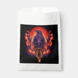 Sacolinha Halloween Crow and Moon