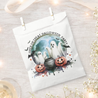 Sacolinha HALLOWEEN Doce ou Travessura Dois Fantasmas Com Ab