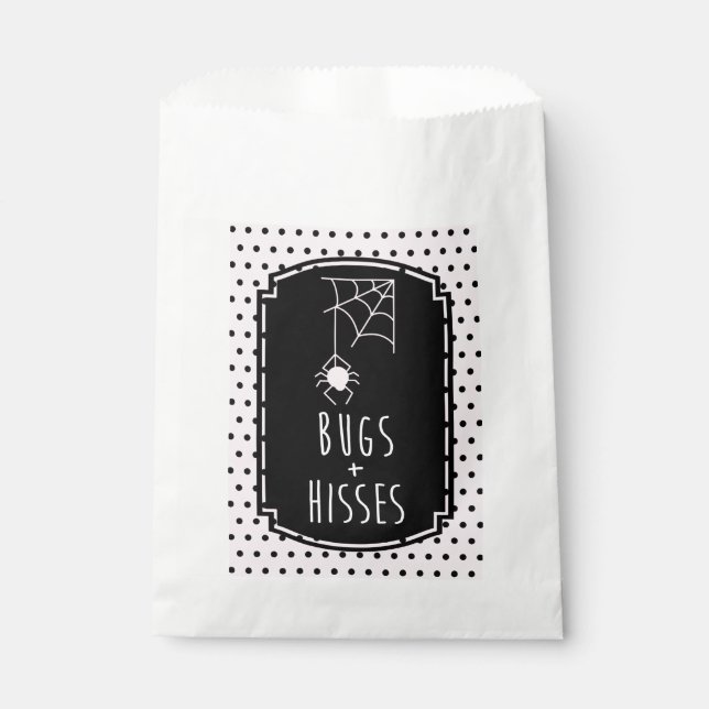 Sacolinha Halloween Girl Birthday Insetos & Hisses (Frente)