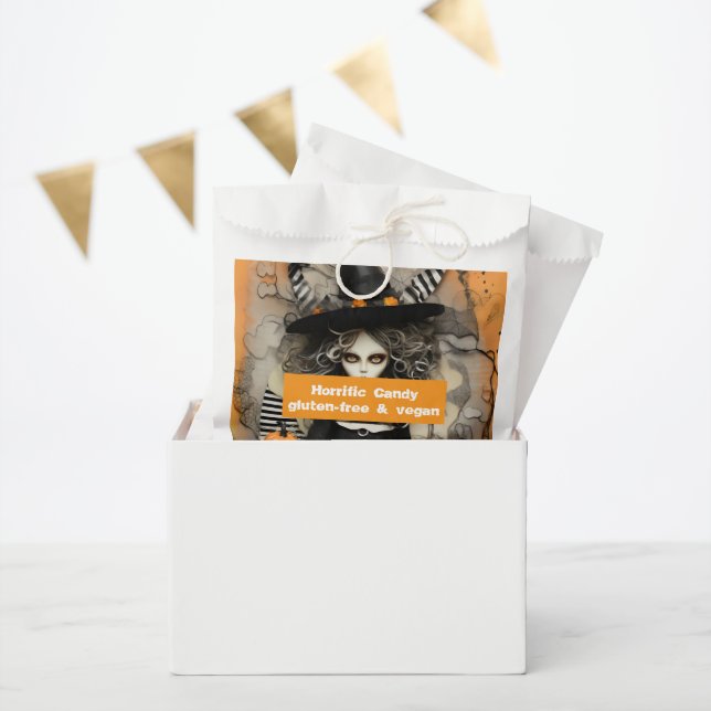 Sacolinha Halloween Horrific Candy sem glúten e vegan (Festa)