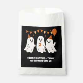 Sacolinha Halloween Playful White Ghost Black Festive 