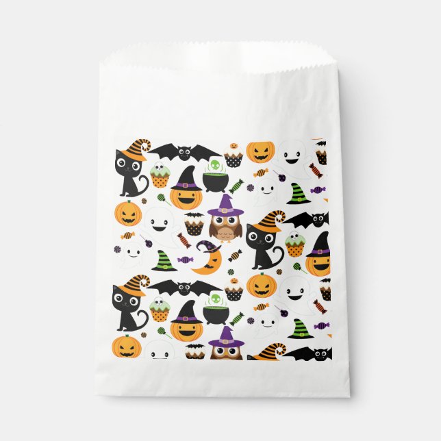 Sacolinha Halloween Pumpkins e muito mais (Frente)