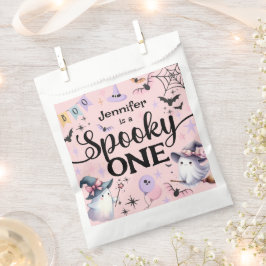 Sacolinha Halloween Spooky One Ghost primeiro aniversario Pa