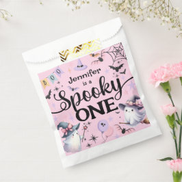 Sacolinha Halloween Spooky One Ghost primeiro aniversario Pa