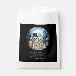 Sacolinha Hallowen Gothic Skulls Tarot O Casamento Dos Amant