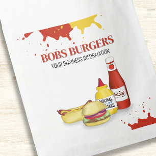 Sacolinha Hamburger Personalizado Do Restaurante A Ir