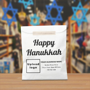 Sacolinha Hanukkah Marca Comercial Saco de Papel Branco