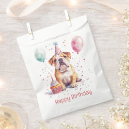 Sacolinha Happy Birthday English Bulldog