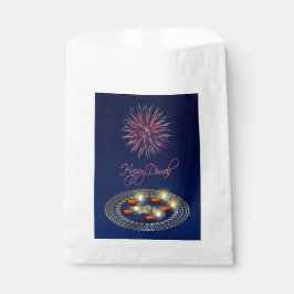 Sacolinha Happy Diwali Ganesha Rangoli - Favor Bag