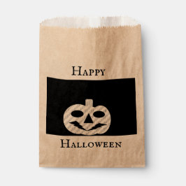 Sacolinha Happy Halloween Jack-o’-lantern Favor Bag