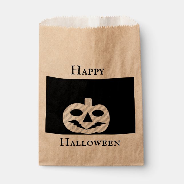 Sacolinha Happy Halloween Jack-o’-lantern Favor Bag (Frente)