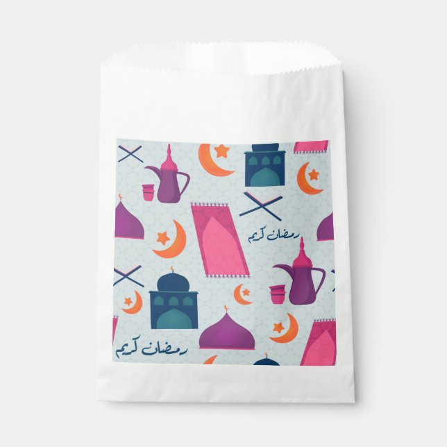 Sacolinha Happy Ramadan Pattern (Frente)