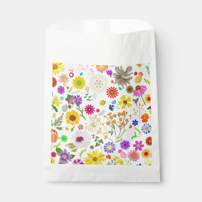 Sacolinha Harmonia floral em Springtime (Frente)