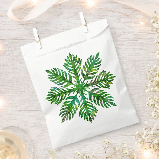 Sacolinha Havaiana - Folha Lauae fern (Cortado)