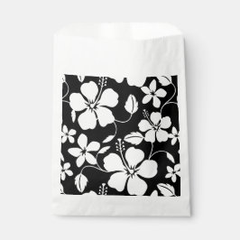 SACOLINHA HAWAIIAN HULA (HIBISCUS) PRETO