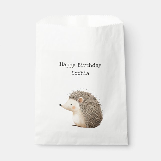 Sacolinha Hedgehog Birthday (Frente)