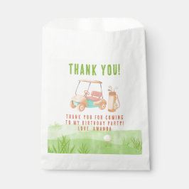 Sacolinha Hole In One Golf First Birthday Thank you