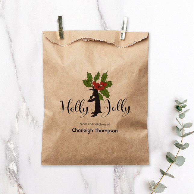 Sacolinha Holly Jolly Penguin Homemade Treat (Criador carregado)